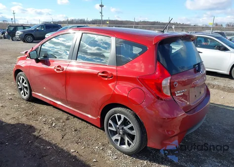 2017 Nissan Versa Note Sr z USA, uszkodzony, nr VIN 3N1CE2CP2HL355773